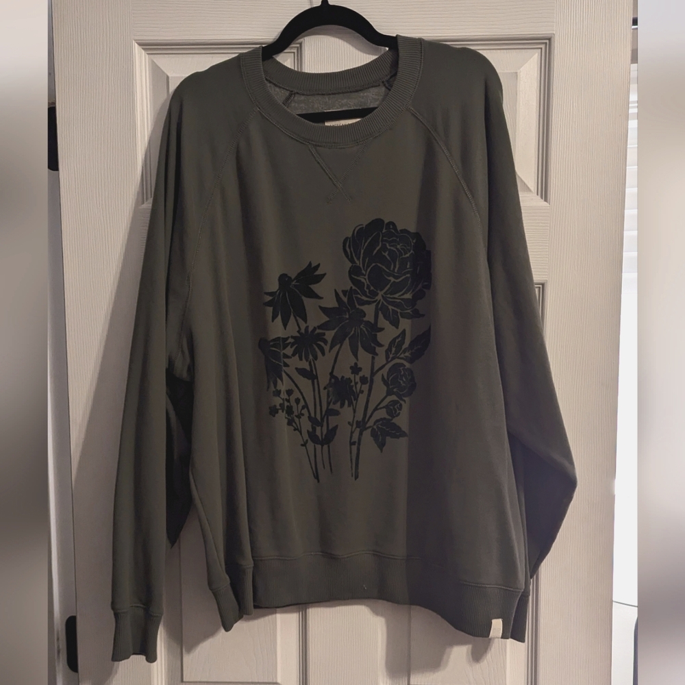American Eagle Olive Green Sweatshirt size XXL